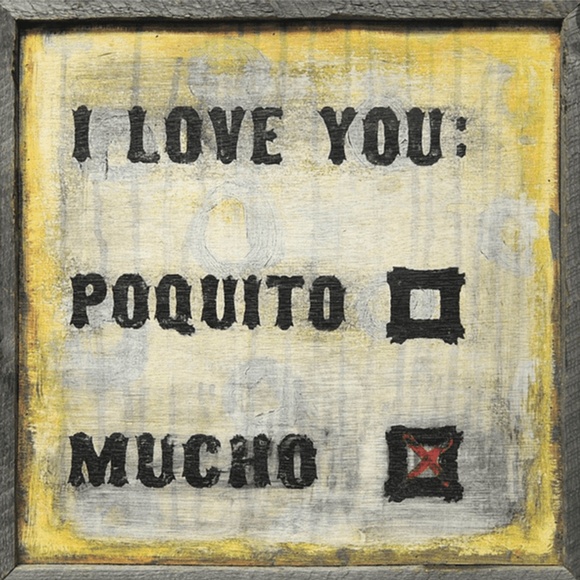 Sugarboo Designs - I love you Mucho - Wooden Art